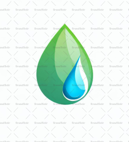 Wassertropfen und Blatt